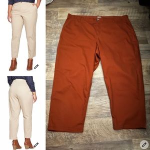 Ava & Viv Plus Size Ankle Chino Pants